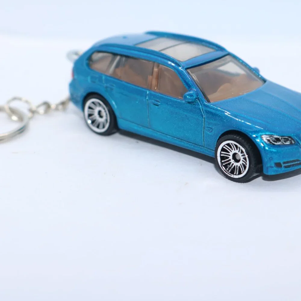 Matchbox 2021 blue BMW suv custom keychain